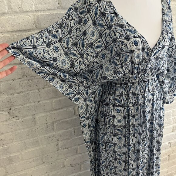 Anthropologie Rujuta Sheth Shira Caftan Cover-Up Size Fits All - Picture 11 of 12